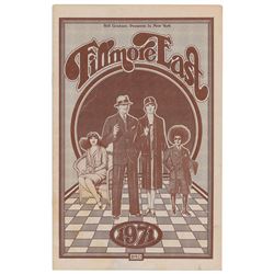 Allman Brothers and Johnny Winter Fillmore East Program