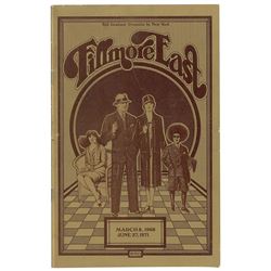 Allman Brothers Fillmore East Program