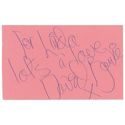 David Bowie Signature