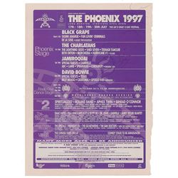 David Bowie Signed Advertisement