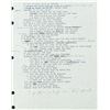Image 1 : Harry Chapin Annotated Draft of Lyrics for 'Taxi'