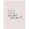 Image 2 : Eric Clapton Signed Christmas Card