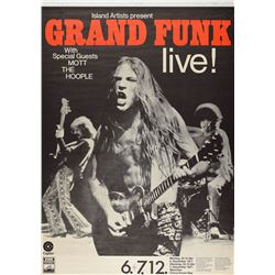 Grand Funk Railroad 1971 Germany Poster