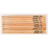 Image 1 : Marky Ramone Group of (9) Drum Sticks