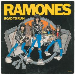 Johnny and Dee Dee Ramone Pair of Signed Albums