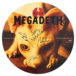 Megadeth Signed Poster