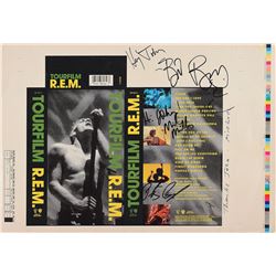 R.E.M. Signed Video Cover Proof