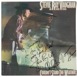 Stevie Ray Vaughan and Double Trouble Signed Album