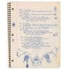 Image 10 : Prince's Handwritten Lyrics and Sketch Notebook