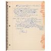 Image 9 : Prince's Handwritten Lyrics and Sketch Notebook