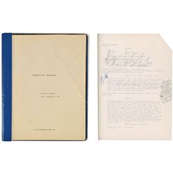 Prince's Hand-Edited Graffiti Bridge Script