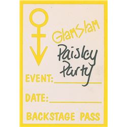 Prince Glam Slam 'Paisley Party' Pass