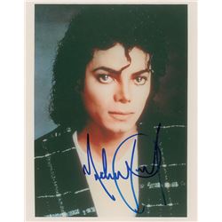Michael Jackson Signed Photograph