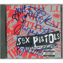 The Sex Pistols Signed CD