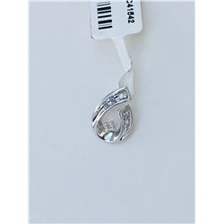 10K White Gold Pendant