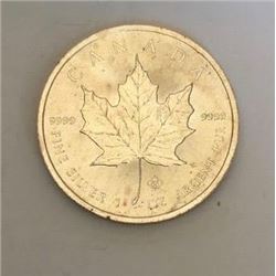 Canadian Maple Leaf 5 Dollar 1  Ounce