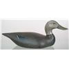 Image 1 : Elegant black duck decoy by noted folk 