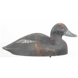 Solid body bluebill hen decoy from upst