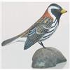 Image 1 : Rare carving of a Lapland Longspur by J