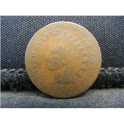 1874 Indian Cent Semi Key Date