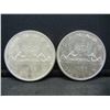 Image 1 : 1965+66 Silver Canadian Dollars