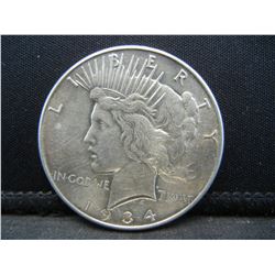 1934 Peace Dollar Uncirculated Semi Key Date