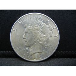 1935 Peace Dollar AU/BU Better Date