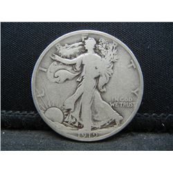 1919 D Walking Liberty Half Dollar Semi Key