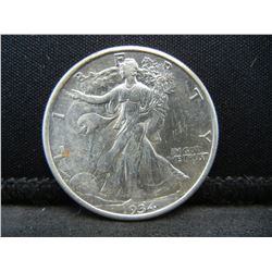 1934 Walking Liberty Half Dollar BU Earlier Date