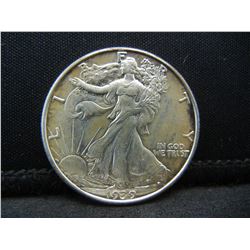 1939 D Walking Liberty Half Dollar BU Better Date