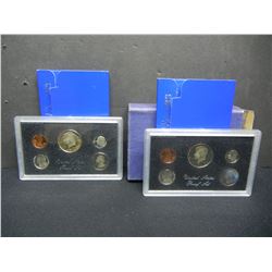 (2) 1983 Mint Sets With Original Box