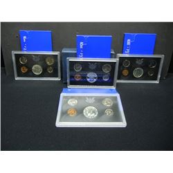 (4) 1970 Proof Sets With Original Box