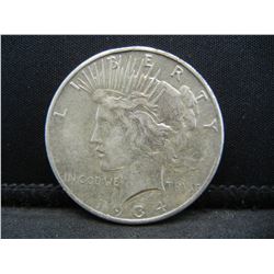 1934 D Peace Dollar Higher Grade better Date
