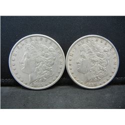 1885+88 Morgan Dollars