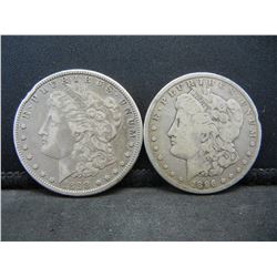 1896O+98O Morgan Dollars