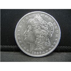 1886 O Morgan Dollar AU+++ SemKey Date Scarce in Higher Grades