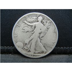 1919 S Walking Liberty Half Dollar Semi Key