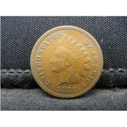1875 Indian Cent Strong Details