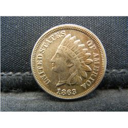 1863 Indian Cent AU + Nice Early Date