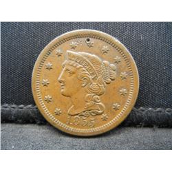 1855 Larger Cent AU/BU Gorgeous Color