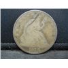 Image 1 : 1858 Seated Half Dollar