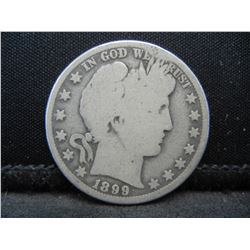 1899 O Barber Half Dollar