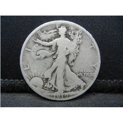 1919 Walking Liberty Half Dollar Better Date