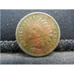 1875 Indian Cent Full Liberty Strong Details