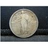 Image 1 : 1917 D Type 1 Standing Liberty Quarter VF Semi Key