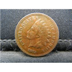 1873 Indian Cent XF/AU Strong Full liberty
