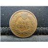 Image 2 : 1874 Indian Cent AU+ Nice Color Key Date