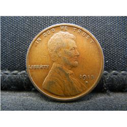 1915 S Lincoln Cent XF Semi Key Date