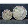 Image 2 : 1908 Barber Dime XF+  1928 Standing Quarter