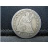 Image 1 : 1853 Arrows Seated Quarter Better Date